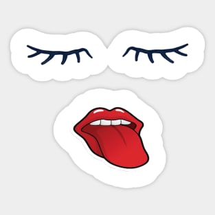 kiss Sticker